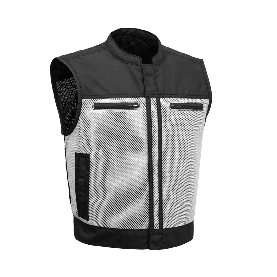 First Manufacturing Lowrider Moto Mesh Men's Motorcycle Vests - Image 4