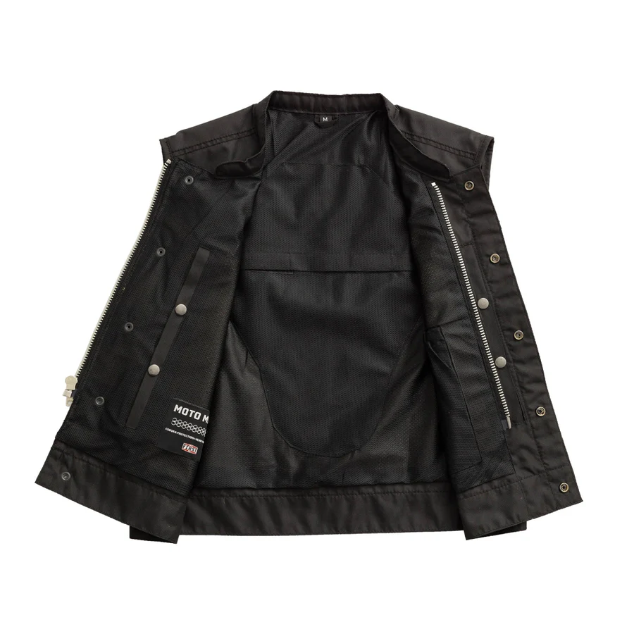 First Manufacturing Lowrider Moto Mesh Men's Motorcycle Vests - Image 5