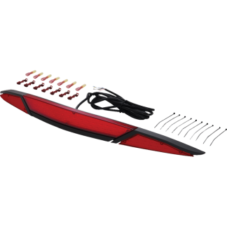 Show Chrome 52-970RBK LED Trunk Light - Red Lens - Black - GL1800