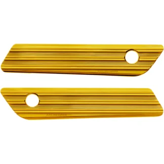 Arlen Ness 03-606 Cover Latch S-Bag Gold (Pr) - 03-606