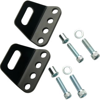 CIRO LLC 66051 Tie-Down Brackets - Rear - Black