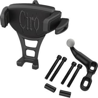 CIRO LLC 50351 Constrictor Phone Holder - Black - Black Offset Perch Mount