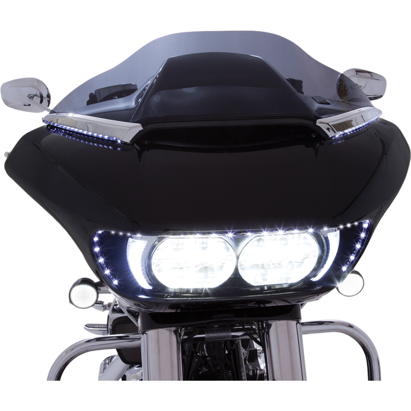 CIRO LLC 11050 Horizon LED Windshield Trim - Chrome - FLTR - Image 5