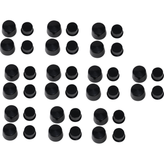 Drag Specialties 352090 Cover - Bolt - Deep - Hex - Black - Most 99-06 Big Twin, 86-07 XL