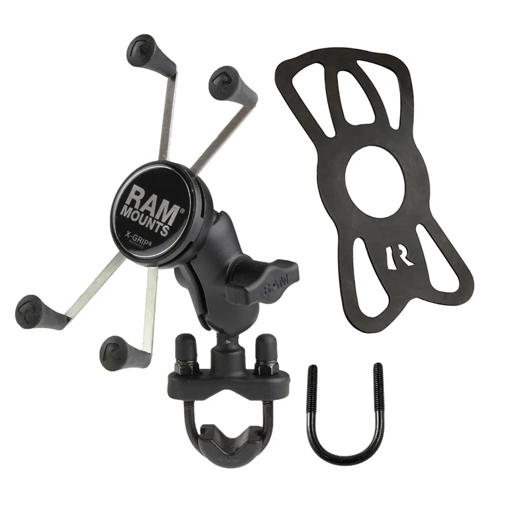 Ram Mount RAM-B-149Z-A-UN10U RAM Rail U-Bolt Short With X-Grip Large Phone Mount - Image 2